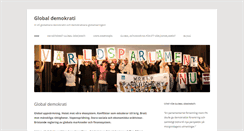 Desktop Screenshot of globaldemokrati.org