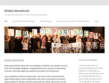 Tablet Screenshot of globaldemokrati.org